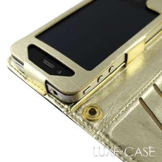 Luxury Designer Cute Black Patent Leather iPhone 4 4S Pouch Wristlet 