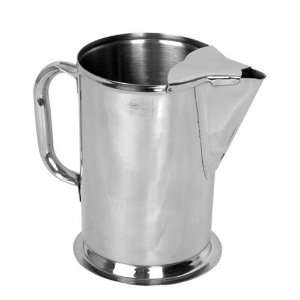 Water Pitcher, 64 Oz., Stainless Steel