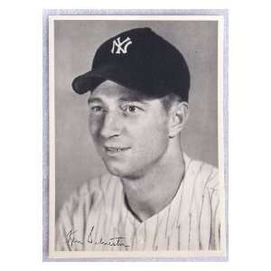  Ken Silvestri Rare 1947 6x8 NY Yankees Exhibit Photo 