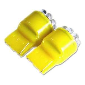 Generic LED T20 Y9 LED T20 7440 7443 Super Yellow 9 Round Light Bulbs 