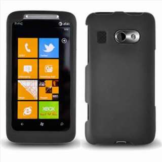 Black Hard Snap On Case Cover for AT&T HTC 7 Surround T8788 Accessory 