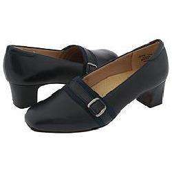 Trotters Betsy Navy Leather  