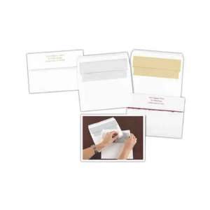     Personalized envelopes with self adhesive edge.