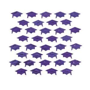  Purple Graduation Hat Confetti   Party Decorations & Party 