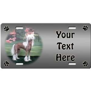 Chinese Crested   Hairless Personalized License Plate 