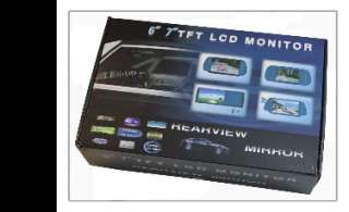 LCD Rearview Mirror Monitor Car Backup Camera System  