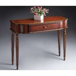   Butler Console Table Cherry & Red Paint   7009176 Furniture & Decor