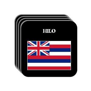  US State Flag   HILO, Hawaii (HI) Set of 4 Mini Mousepad 