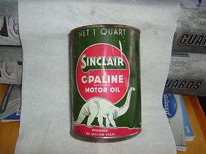 Nice Old Sinclair Opaline Motor Oil Quart Can  