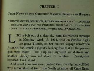   THE SINKING OF THE TITANIC AND OTHER GREAT SEA DISASTERS”  