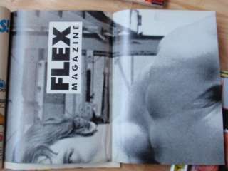 FLEX muscle magazine/5 foot poster/ARNOLD SCHWARZENEGGER 10 91  