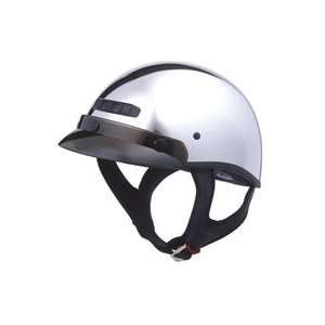  GM35 Chrome Half Helmets Automotive