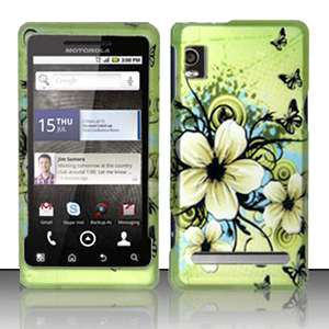 Hard Phone Cover Case 4 Motorola DROID 2 Hawaii Flower  