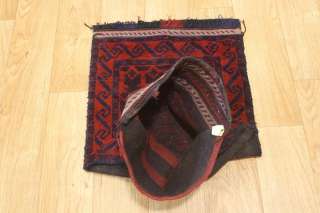 Antique Tribal Wool Balouch Bag Afghan Oriental Persian Area Rug 
