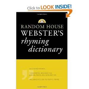   Random House Websters Rhyming Dictionary [Paperback] Random House
