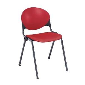  National Office Furniture Cinch Stack Chair with Black 