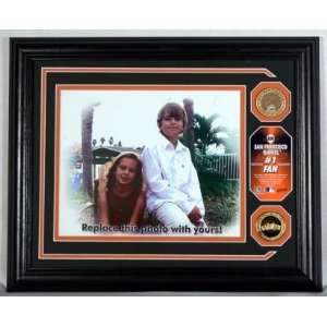 San Francisco Giants  # 1 Fan Personalized Photo Mint with a Gold 