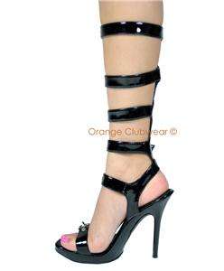 PLEASER Gladiator Style 5 High Heels Sandals Shoes  