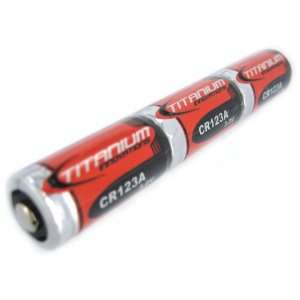  Titanium Innovations CR123A 3V Lithium Photo Battery 