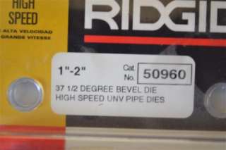 Ridgid Beveling Dies 37 1/2 degree 1 2 (50960)  