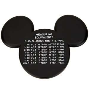 Disney Mickey Mouse Ears Measuring Chart Magnet New  