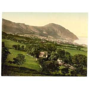  Photochrom Reprint of General view, Penmaenmawr, Wales 