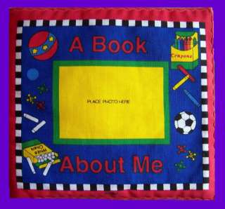    NEW A BOOK ABOUT ME ~ EDUCATIONAL CLOTH PICTURE BOOK FOR TODDLERS