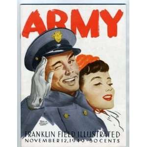  Army Penn Football Program 1949 Blaik Lombardi Warmath 