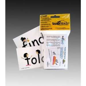  SnapWords™ List C Pocket Chart sized sight word cards 