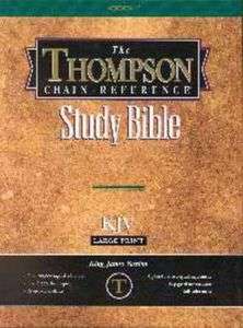 KJV Thompson Chain Reference Bible ~ LG PRINT INDEXED 0887073468 