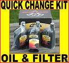 QUICK OIL CHANGE IN A BOX KIT + FILTER 84 99 HARLEY EVO