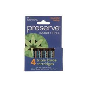 Preserve Razor Blade Replacement Triple Blade   4 ct, 6 pack (image 