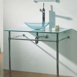 New Generation Laminated Matte Glass Top Unit with Glass Above Mount 