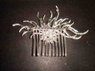 Bridal Vintage style Rhinestone Flower crystal Headpiece hair tiara 