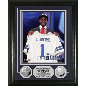  Morris Claiborne Dallas Cowboys Draft Day Silver Coin 