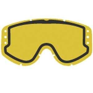   Pre drilled Thermal Goggle Replacement Lens w Roll Off   Double/Yellow