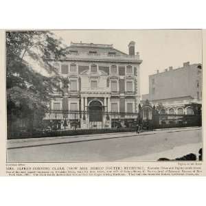  1903 New York Print Alfred C Clark Henry C Potter House 