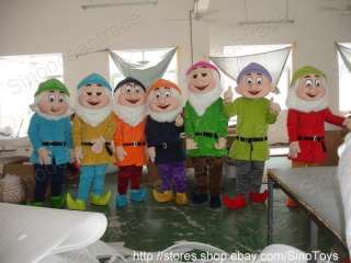 Seven Dwarfs Mascots Costumes Fancy Dress EPE  