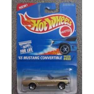  1995 Hotwheels #455 65 Mustang Convertible Toys & Games