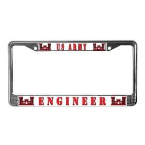  US Army Engineer Military License Plate Frame by  