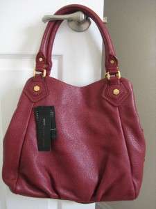 NWT MARC BY MARC JACOBS Classic Q Fran Small Leather Satchel Purse 