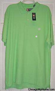 NEW CHAPS Ralph Lauren Mens Short Sleeve Solid Cotton Polo Shirt Large 