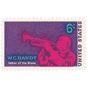  #1372   1969 6c W. C. Handy Postage Stamp Numbered Plate 