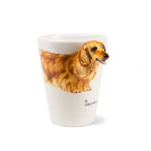  Dachshund Long Hair Handmade Coffee Mug (5cm x 5cm)
