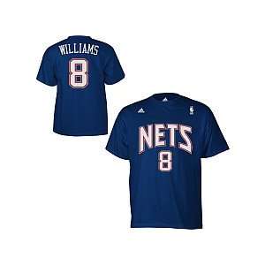  Adidas New Jersey Nets Deron Williams Gametime T Shirt 