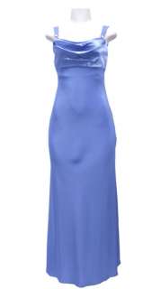 Aspeed 2216 Formal Full Length Dress Denim Blue  