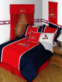 ST. LOUIS CARDINALS QUEEN Comforter, Sheets MLB Bedding  