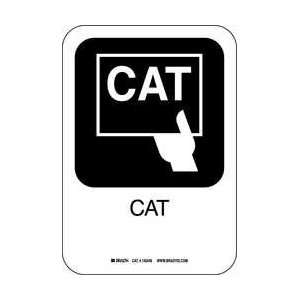 Cat Sign 10 X 7 In,al   BRADY  Industrial & Scientific