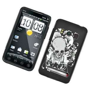  Hybrid Case for HTC EVO 4G, Skull With Angel Electronics