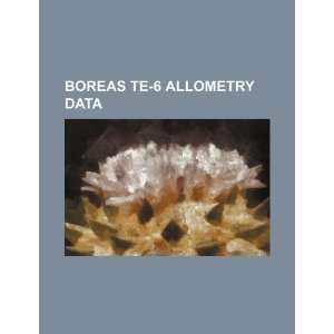  BOREAS TE 6 allometry data (9781234495282) U.S 